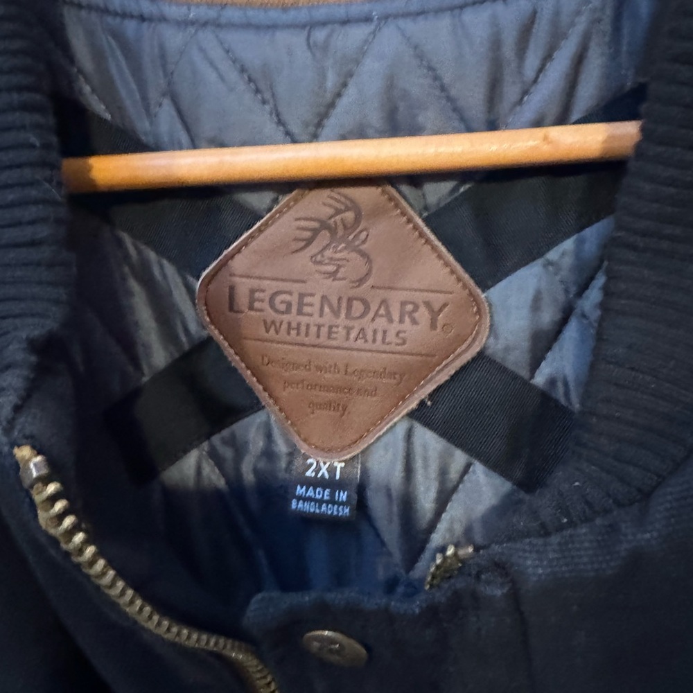 Legendary Whitetails Carry Concealed Black Work Vest with Tan Pocket Accents - Picture 2 of 9